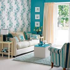 How To Deal With The Blues Feature Wall Living Room Interior Decorating Living Room Living Room Turquoise