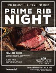 If you can mix together a few sauces and have decent knife skills, you will be surprised at how easy it is to. Prime Rib Night Stone Creek Golf Club Ocala 18 February 2021