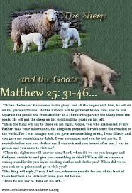What Is The Difference Between The Sheep And The Goats Whatareyourvalues The Son Of Man Sheep Matthew 25
