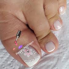 Uñas de los pies bonitas. Frances Unas Manos Y Pies Disenos De Unas Pies Unas De Pies Sencillas