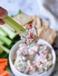 In a small bowl, combine the cream cheese, mayonnaise, milk, salt, garlic powder, and cayenne pepper or tabasco sauce, to taste. Cold Crab Dip Recipe Creamy And Dairy Free Clean Cuisine