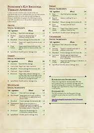 Poisoner S Kit Appendix Dungeons And Dragons Homebrew Dnd Miniatures Dungeons And Dragons Rules
