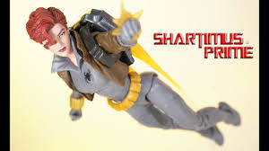 Not to worry, i've created her in her movie style outfit. Marvel Legends Grey Black Widow Wal Mart Exclusive Avengers Shield Comic Hasbro Action Figure Review Youtube