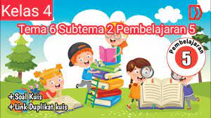 Dalam kesempatan ini, saya akan memberikan tutorial lengkap membuat kuis online dengan quizizz. Tematik Kelas 4 Tema 6 Subtema 2 Pembelajaran 5 Youtube