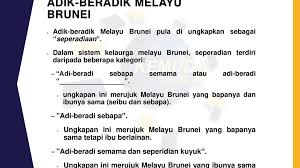 Menumbuhkan rasa kasih sayang dan perhatian. Bahasa Dan Sistem Keluarga Melayu Brunei Ppt Download