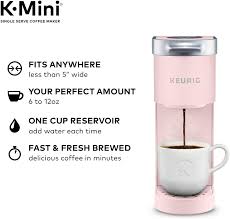 Check spelling or type a new query. Buy Keurig K Mini Coffee Maker Single Serve K Cup Pod Coffee Brewer 6 To 12 Oz Brew Sizes Dusty Rose Online In Germany B08323nvl1