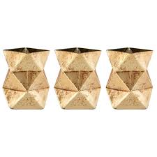 Bulk buy glass candle holders online from chinese suppliers on dhgate.com. Set Of 3 Gold Finish Glass Candle Holders Gold Coloured So Home La Redoute