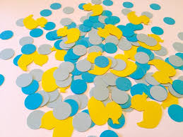 Creative rubber ducky themed baby shower ideas thanks for watching. Confetti Paper Party Supplies Ducky Baby Shower Invitation Confetti Ducky Table Decor Your Color Choice Rubber Duck Baby Shower Decorations Ducky Confetti