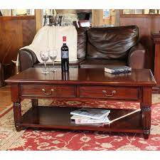 Jacobean style oak occasional table. Georgian Coffee Table With Drawers Mahogany Akd Furniture