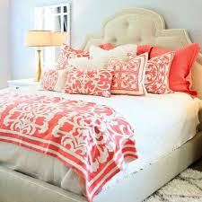 Coral Bedroom Suite I Love For That Pop And On All That White Bedding Leelynns Room Home Home Bedroom Bedroom
