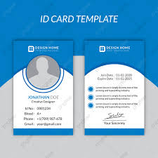 Id card templates ms word hospital staff id cards media pass templates nursing id badges. Creative Professional Id Card Design Template Template Download On Pngtree
