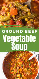 Ground Beef Vegetable Soup Recipe Veggie Soup Recipes Vegetable Soup Recipe Easy Homemade Vegetable Beef Soup