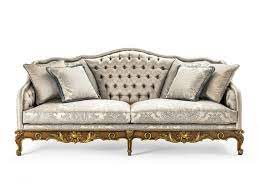 3 Seater Fabric Sofa Mg 3313 1 By Oak Industria Arredamenti Carved Sofa Classic Furniture Living Room Fabric Sofa
