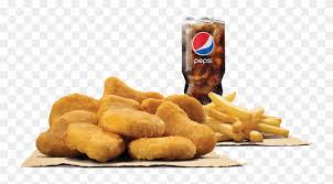 Fried foods theme chicken nuggets elements. Chicken Nuggets 10 Pc Burger King Patatas Supreme Hd Png Download 735x540 1479517 Pngfind