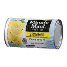 Is available in 7 stores. Minute Maid Premium Lemonade Frozen Concentrated 12 Fl Oz Prestofresh Grocery Delivery