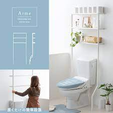 立て掛けトイレラック arme アルメ 公式 北欧インテリア 家具の通販エア リゾーム 収納棚 おしゃれ 棚 おしゃれ トイレ 収納 棚