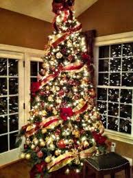 Red And Gold Christmas Tree Decoration Ideas Red And Gold Christmas Tree Gold Christmas Tree Decorations Elegant Christmas Tree Decorations