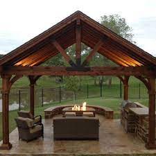 Check Out The Ozco Pergola Photo Gallery And Build Your Diy Pergola This Weekend Decksdirect Backyard Pavilion Outdoor Pavilion Patio