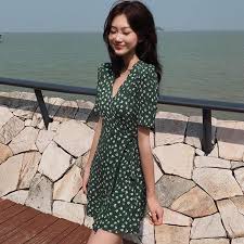 Check spelling or type a new query. 741 Green Wrap Dress Floral Tie Wrap Around V Neck Casual Beach Summer Dress Ulzzang Korean Vintage Retro Sweet Women S Fashion Tops Sleeveless On Carousell