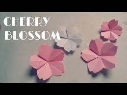 Tuto Origami Sakura Fleur De Cerisier Senbazuru Youtube 折り紙 簡単 さくら クラフト