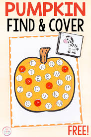 However, it is about more than just its contents. Pumpkin Find And Cover Letter Mats