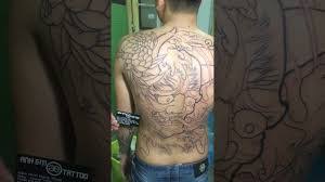 Không phải ai cũng dám xăm hình mặt quỷ đặt biệt là kín hết lưng và bụng. Hinh XÄƒm Ä'áº¹p Kin LÆ°ng Máº·t Quá»·