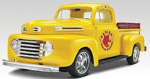 Image result for Federal Yellow 1950 Truck