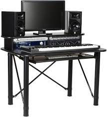 Choosing the best studio desk. Rab Audio Prorak 48 Music Production Desk Black Sweetwater