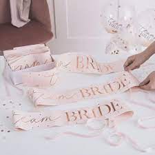 1 Rose Gold Blush Hen Party Sash Bachelorette Sash Team Bride Sashes Bachelorette Party Bridal Shower Sashes Rose Gold Team Bride Bachelorette Party Sash Bachelorette Sash Hen Party Sash
