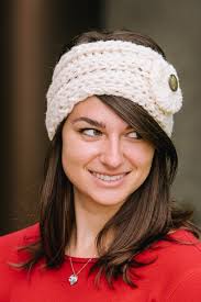 White Winter Rose Headband