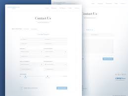 Contact Us Page Web Design Contact Us Page Design Mobile Web Design