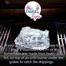 grill without grease trap do you bake