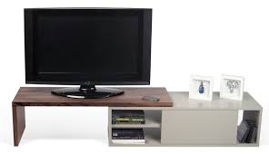 Installeer gratis de nieuwste versie van video & tv sideview: Pop Up Home Slide Extensible Tv Cabinet Grey Natural Wood Made In Design Uk
