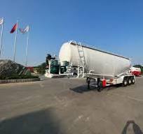 35cbm Aluminum Alloy Bulker Carrier Silo Powder Material ...