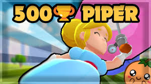 Piper's sniper shots do more damage the farther they travel. Insane Piper Domination 500 Brawl Stars Youtube