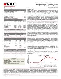 Company Insight Lafarge Surma Cement Limited