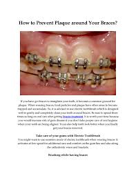 Sadly, you don't get this feature with a regular toothbrush. How To Prevent Plaque Around Your Braces By Abhinav Shrivastava Issuu