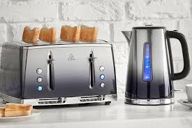 Black, white, red, orange, purple, blue. Kitchen Trends Argos