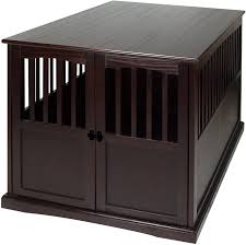 Made of 100% solid wood, this set includes 4 folding tables and a convenient storage stand, which is great for transportation. Buy Casual Home Wooden Extra Large Pet Crate End Table Espresso Online In Vietnam B079tg6xc4