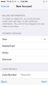 Click itunes store (on the left side of the itunes window), and pick your country by clicking the appropriate (19) … anyone can create an apple id without credit card or debit card details. Free Registration Of American Apple Id Instructions For Creating An American Account In Itunes