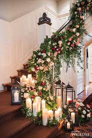 If your reception venue includes a staircase, use these wonderful wedding ideas to gain some decorating inspiration. 35 Fantastic Wedding Staircase Decor Ideas You Ll Love Hi Miss Puff