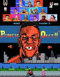 Mike Tyson S Punch Out Nes Nintendo Retro 8 Bit Art Poster Video Game King Hippo Ebay Statue Of Liberty Drawing Punch Out Nes Poster Art