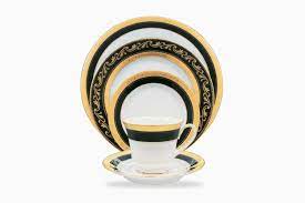 Dinnerware set, service for 4, created for macy's $612.00 sale $199.99 Crestwood Cobalt Gold 21 Pc Dinner Set By Noritake The House Of Things
