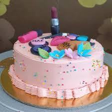 See more ideas about make up cake, cupcake cakes, cake. Semi Fondant Makeup Cake To Make Up Sonia Sharma Cakes Facebook