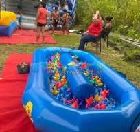 Party Game For Children Etna Inflatable Duck Fishing Pond - Indoor/Outdoor  Water Toy With 2 Poles & 6 Ducks Duck Fishing Game Water Toy Kids