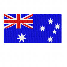 Diseño de bordado a máquina de la bandera australiana: Día de Australia  (descarga instantánea) - Etsy México