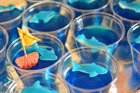 Jello Cups Sea Baby Shower Nautical Baby Shower Decorations Baby Shower Drinks