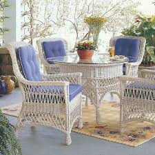 Rockport Wicker Dining Group Porch Furniture Wicker Dining Chairs Wicker Patio Furniture