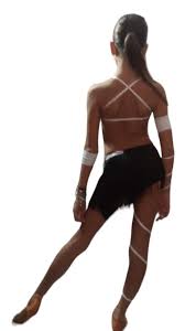 Vestiti Latino Americano Classe A Carnevale Costume Da Ballo Latino  Americano Bambina Lycra Spandex