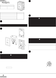 White Rodgers Thermostat 1e50n 301 User Guide